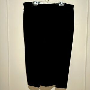 New Kasper 100% wool black skirt, size 14